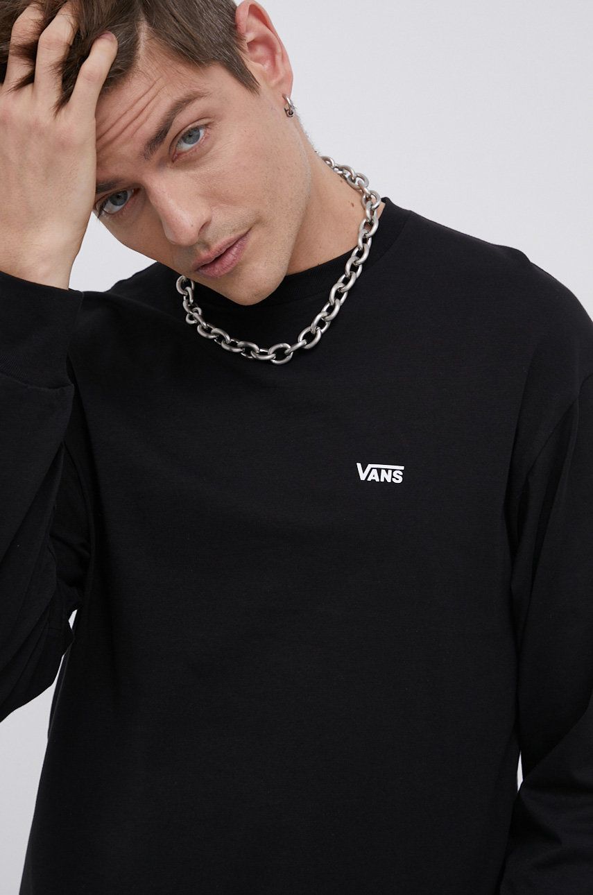 Tričko Vans Left Chest Hit Tee Čierna | VN0A49LCY281, 0
