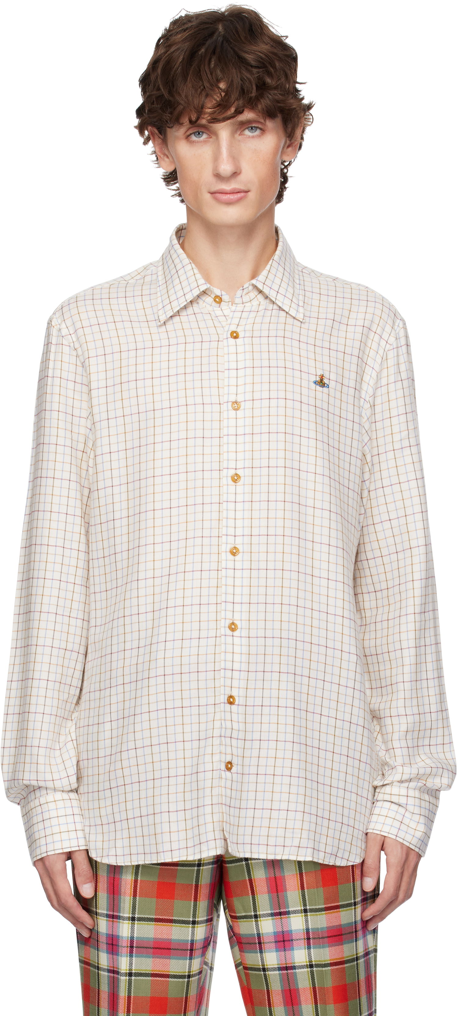 Košeľa Vivienne Westwood Shirt Long Sleeve Ghost Biela | 2401000J-W00ZC-, 0