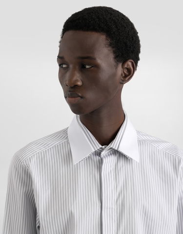 Košeľa Dolce & Gabbana Dolce & Gabbana Martini Striped Poplin Shirt Biela | G5NQ0ZFR503S8051, 3