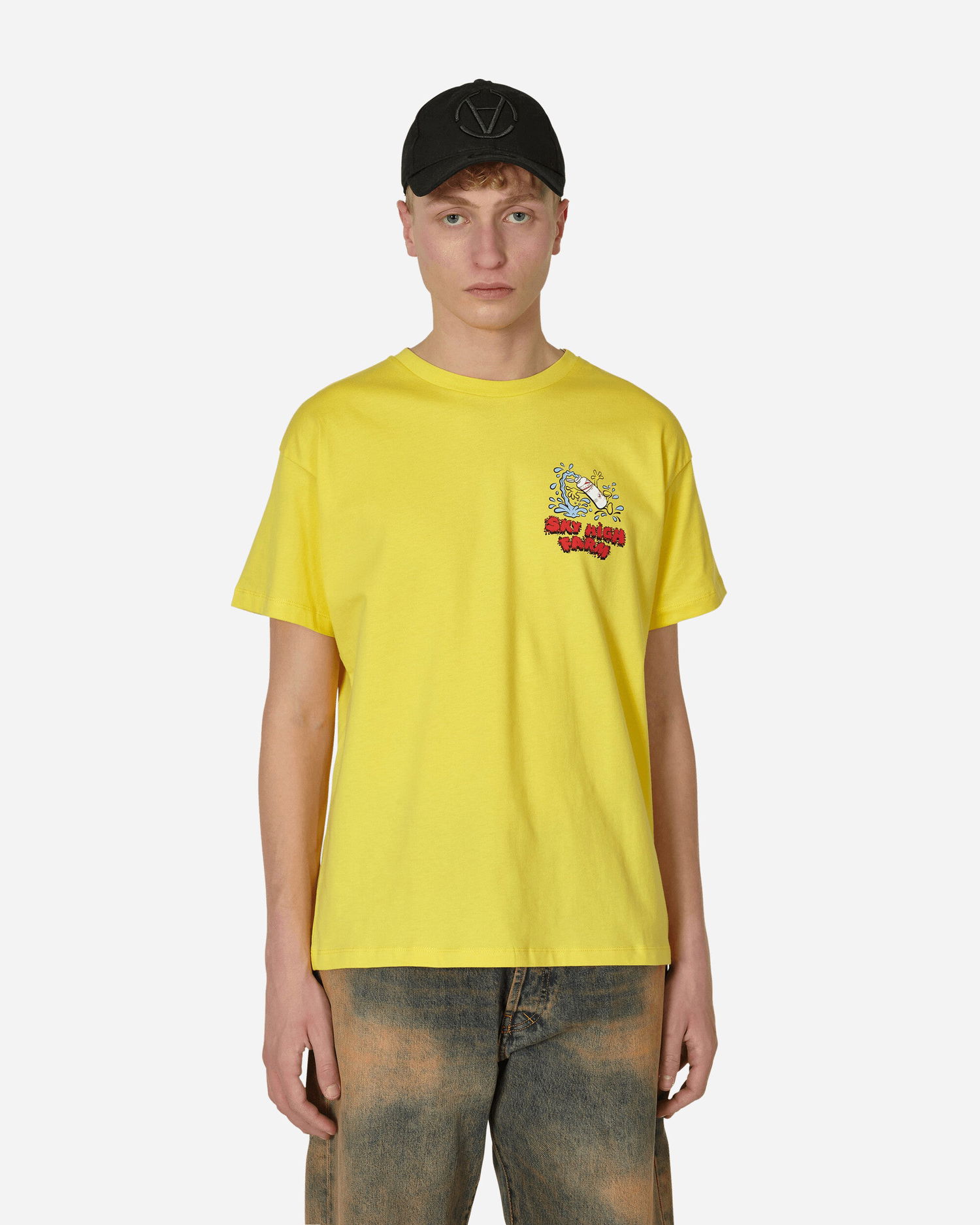 Tričko Sky High Farm Flatbush Printed T-Shirt Žltá | SHF03T003 1, 0