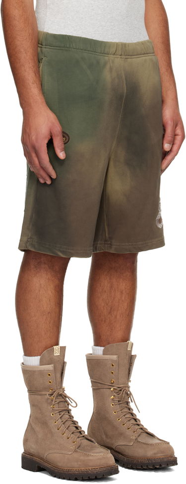 Šortky AAPE by A Bathing Ape Faded Effect Elasticized Waist Graphic Sweat Shorts Rôznofarebný | AAPSPMB686XANGRZ, 1