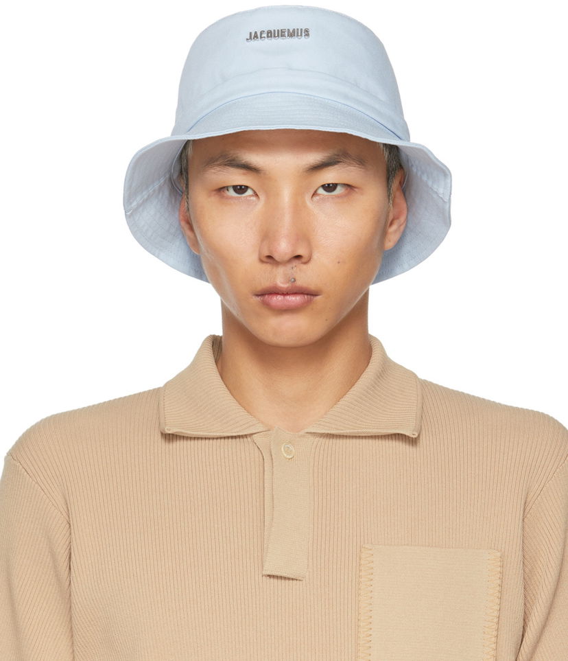 Klobúk Jacquemus Blue 'Le Bob Gadjo' Beach Hat Modrá | 213AC001-5001