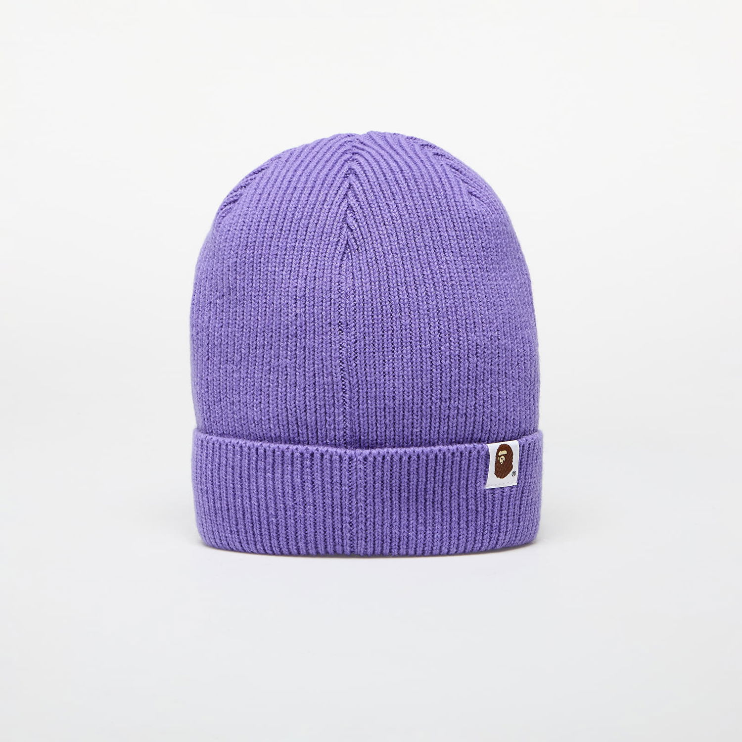 Kulicha BAPE One Point Knit Beanie Fialová | 001HTK801304M PUR, 1