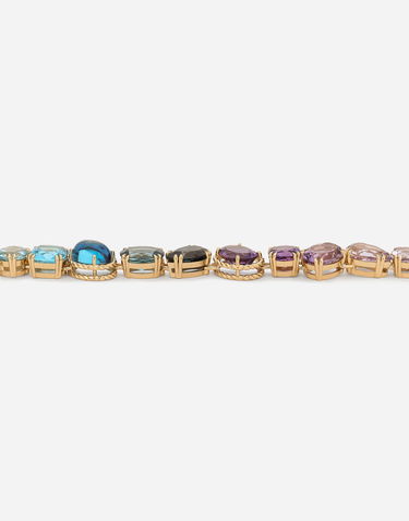 Náhrdelník Dolce & Gabbana Rainbow Necklace With Multicolor Gemstones Rôznofarebný | WNQA2GWMIX1ZOO00, 3