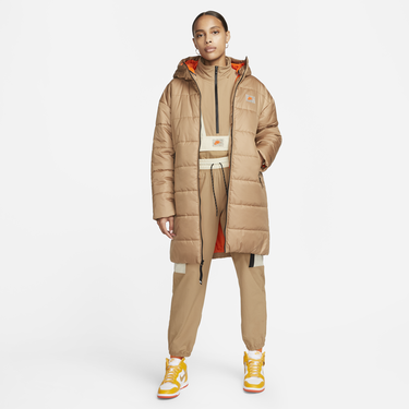 Prešívaná bunda Nike Sportswear Therma-FIT Repel Synthetic-Fill Hooded Parka Béžová | DX5684-258, 3