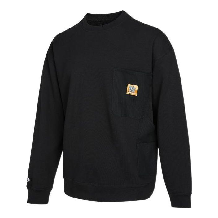 Mikina Converse Men's Sweatshirt Crafted Fashion Čierna | 10024165-A02