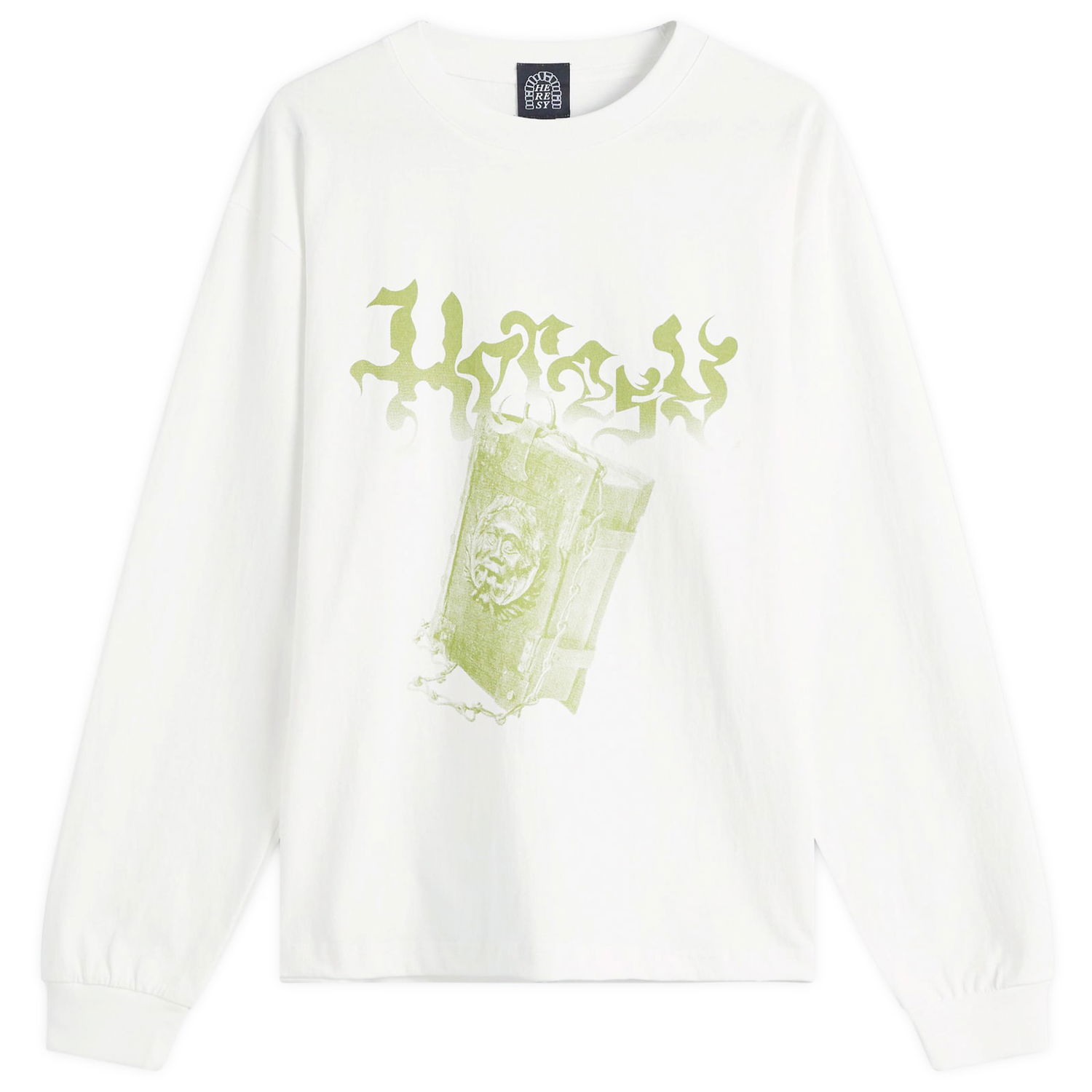 Tričko Heresy Heresy Tome Graphic Longsleeve T-Shirt Biela | HSS25-T09E, 1