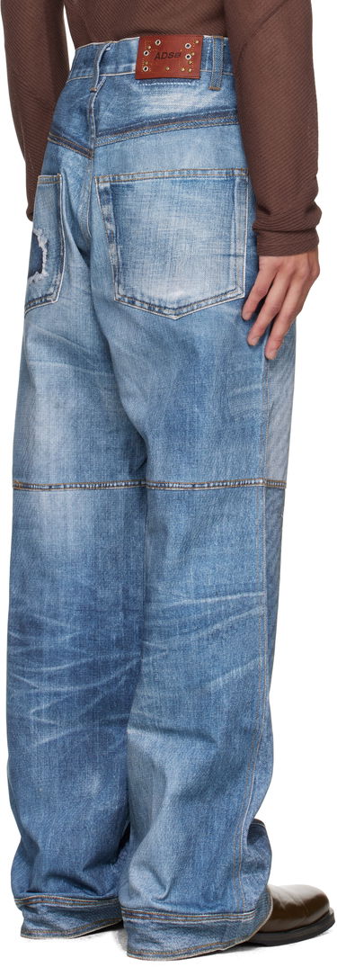 Džínsy Andersson Bell Andersson Bell Printed Jeans Modrá | apa842u, 2
