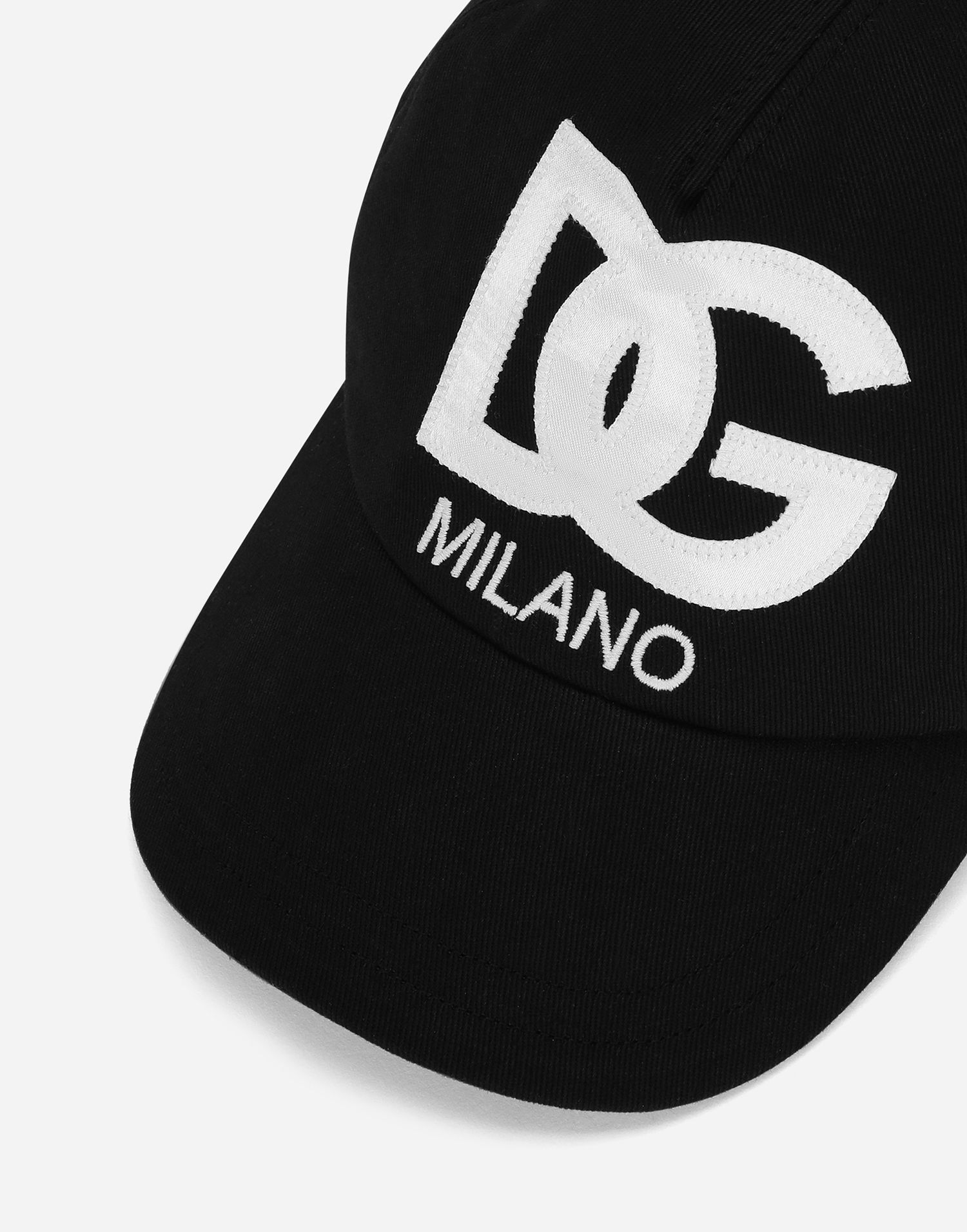 Šiltovka Dolce & Gabbana Dolce & Gabbana DG Logo Baseball Cap Čierna | LB4H80G7KN0N0000, 1