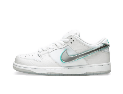 Skateboarding Nike SB Diamond Supply Co. x Dunk Low Pro SB "White Diamond" Biela | BV1310-100