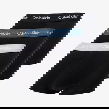 Spodná bielizeň a ponožky CALVIN KLEIN Cotton Stretch Low Rise Trunk 3-Pack Čierna | U2664G QRV, 0