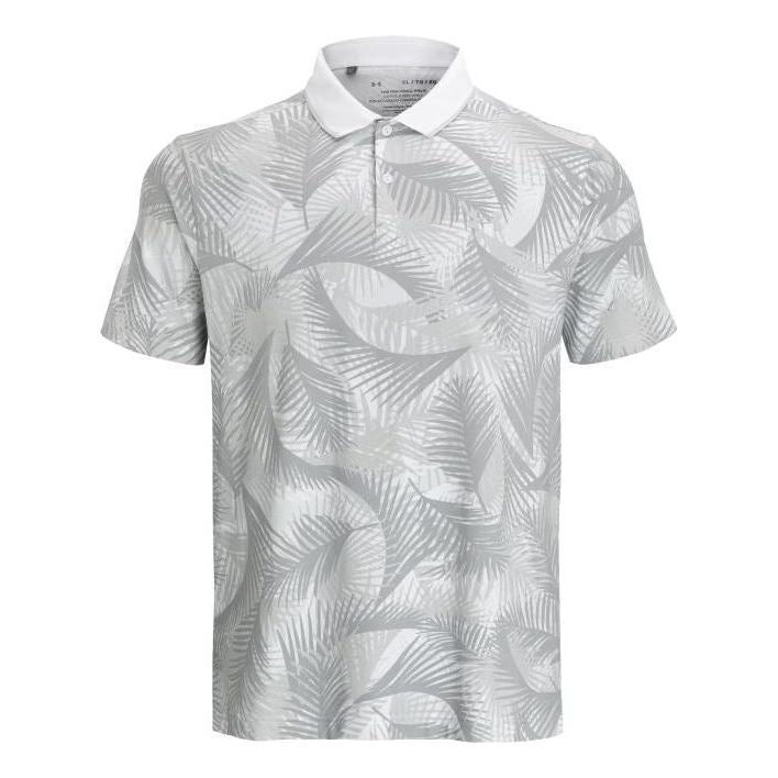 Polo tričko Under Armour Men's Printed Golf Polo Šedá | 1377367-100