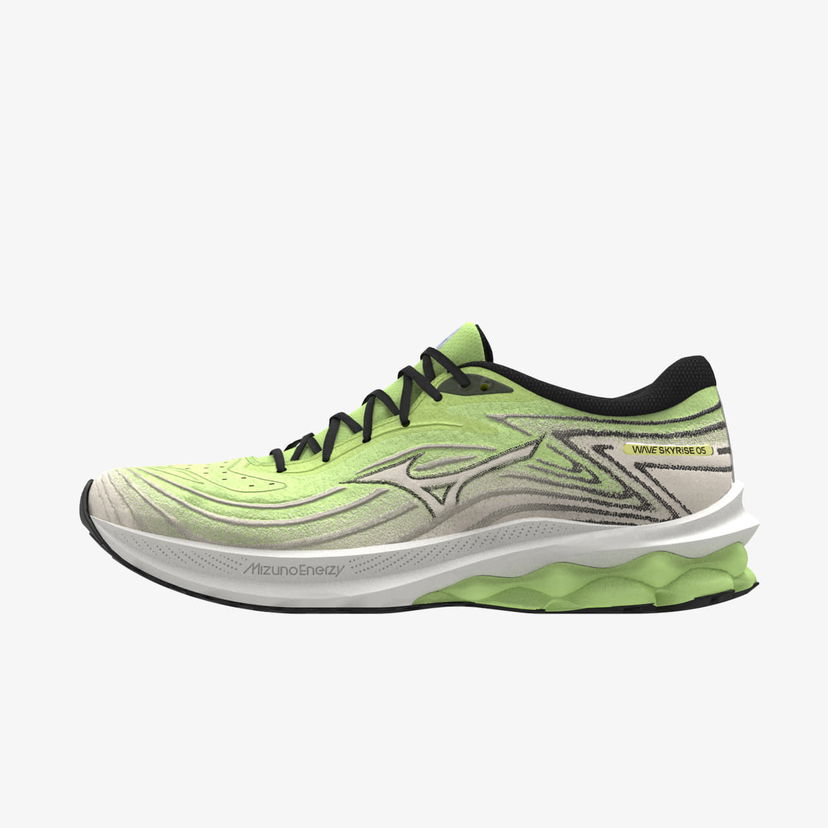 Tenisky a topánky Mizuno Wave Skyrise 5 Neo Lime/ Black/ Pristine Zelené | J1GC240952