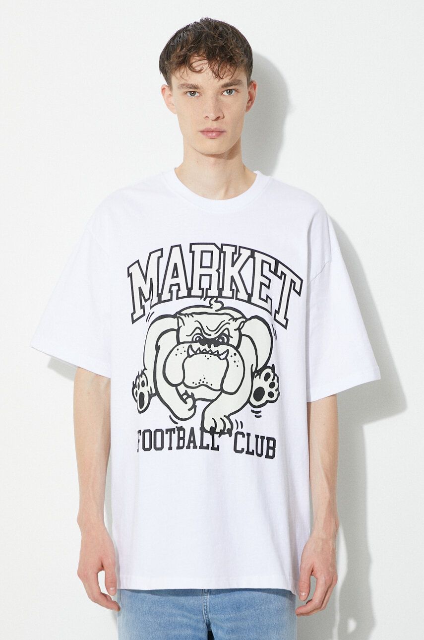 Tričko MARKET T-Shirt With Print Biela | 399001776, 0