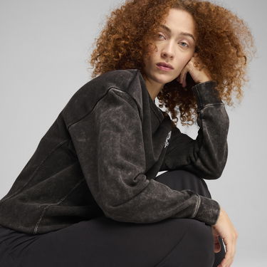 Sveter Puma CLASS Comfort Washed Crew Sweatshirt Čierna | 685032_01, 1