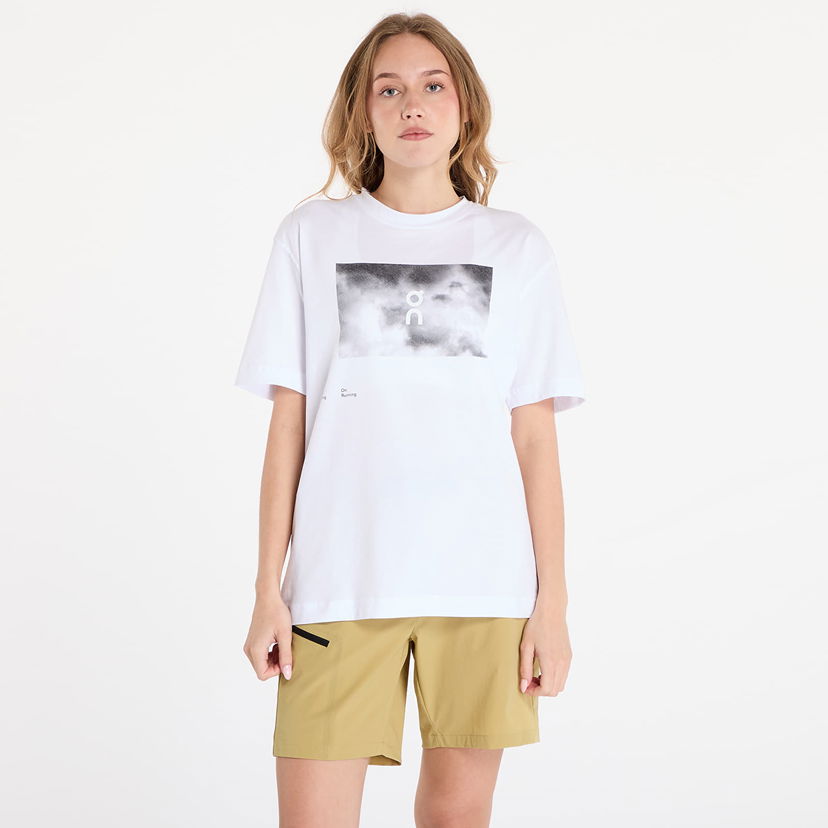 Tričko On Running On Graphic Tee Cloudlocker White S Biela | 1WE30570069