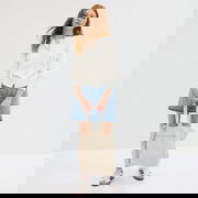 Crew Cardigan Snowflake Milk