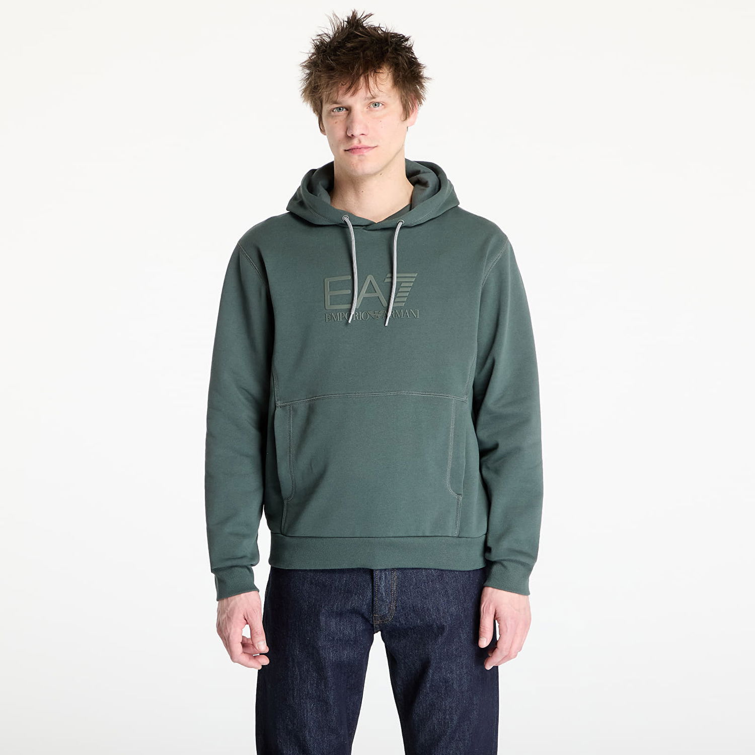 Mikina Emporio Armani EA7 Emporio Armani Train Visibility Hoodie Zelené | 7M000240AF10377U8109, 0
