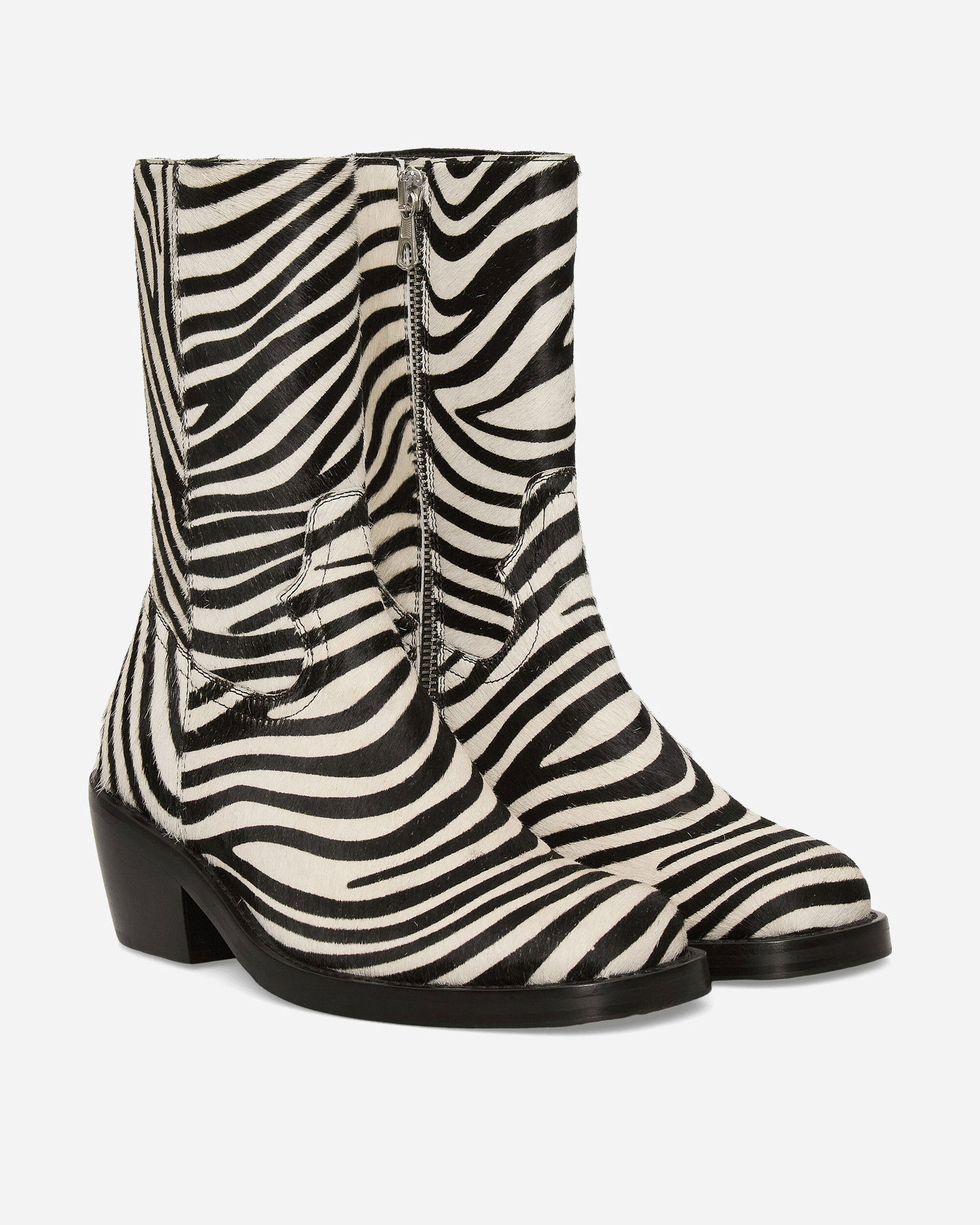 Doplnky Dries Van Noten Ponyhair Zebra Print Boots Rôznofarebný | 252-021707-302 900, 0
