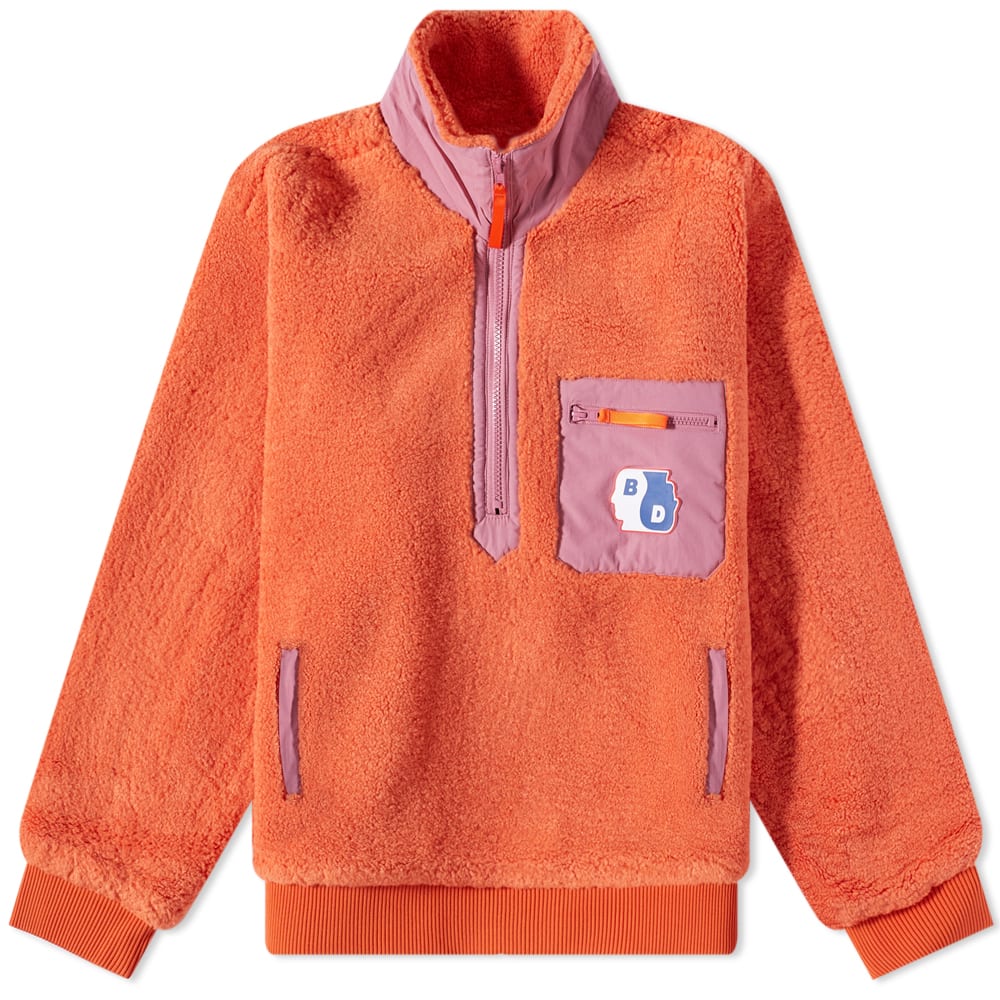 Mikina Brain Dead Ying Yang Half Zip Jacket Oranžová | BDW22O19002603OR01, 0