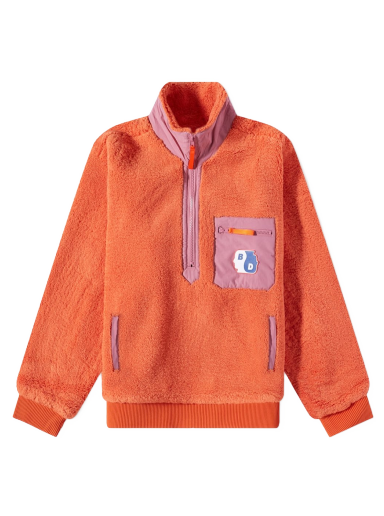 Mikina Brain Dead Ying Yang Half Zip Jacket Oranžová | BDW22O19002603OR01