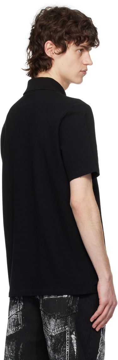 Polo tričko Balmain Balmain Logo Patch Polo Čierna | EH1GC027BC92, 2