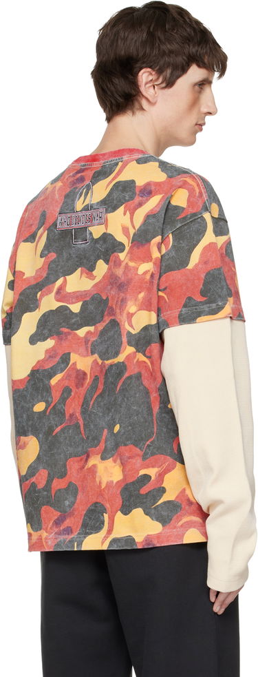 Tričko Who Decides War Who Decides War Flame Camo Double T-shirt Rôznofarebný | 1110260030FW25, 2
