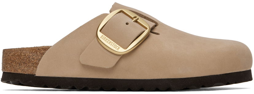 Tenisky a topánky Birkenstock Taupe Narrow Boston Big Buckle Loafers Béžová | 1028052