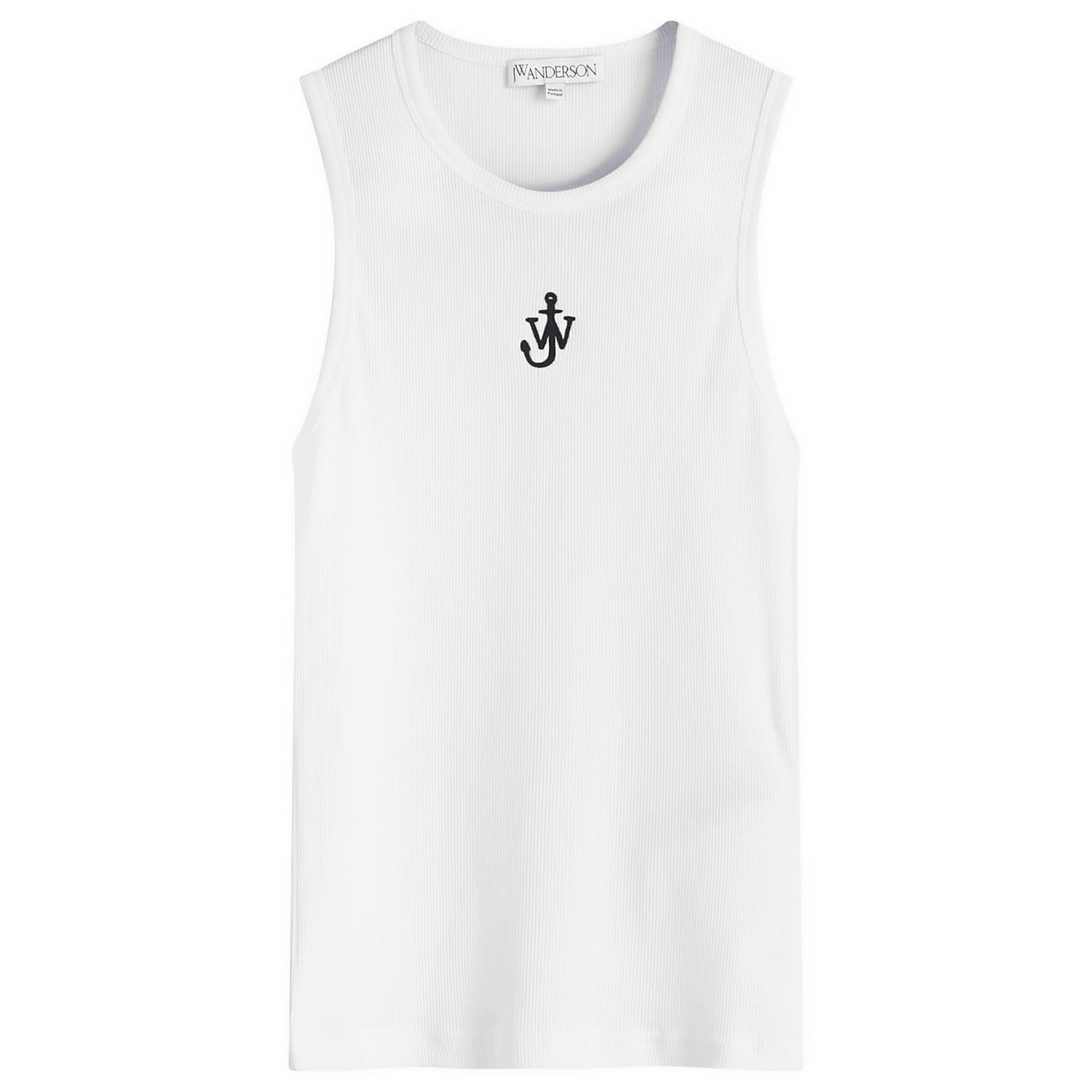 Tielko JW Anderson Anchor Embroidery Slim-Fit Vest Biela | JO0248-PG1717-001, 0