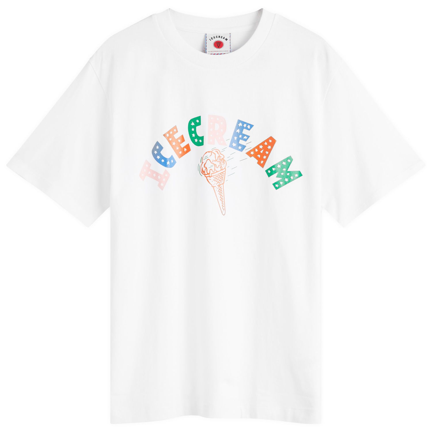 Tričko BBC IceCream ICECREAM Cone T-Shirt, Size Large Biela | IC25248-WHT, 0