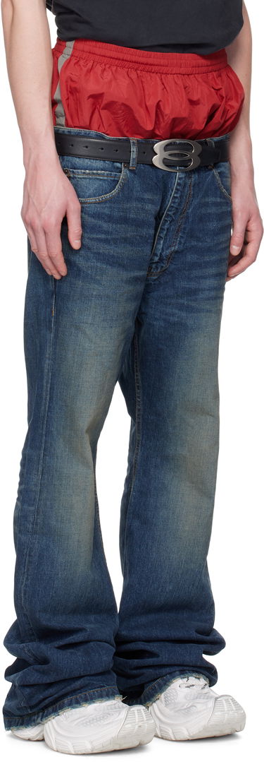Džínsy Balenciaga Balenciaga Layered Jeans Modrá | 814224TRW62, 1