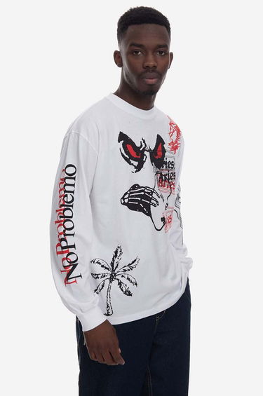 Tričko Aries Long Sleeve Graphic T-shirt Biela | AR60022, 0