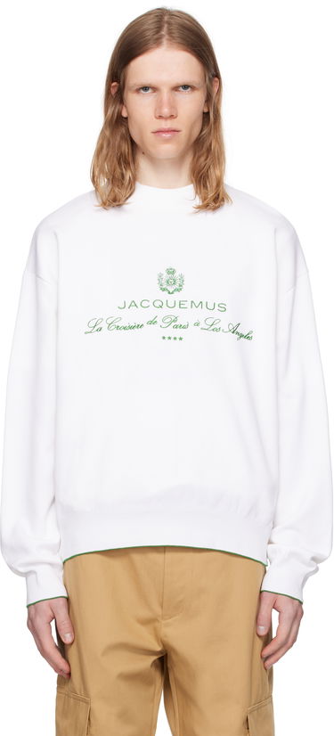 Mikina Jacquemus Jacquemus La Croisière 'The Venice' Sweatshirt Biela | 25E255KN544-2427, 0