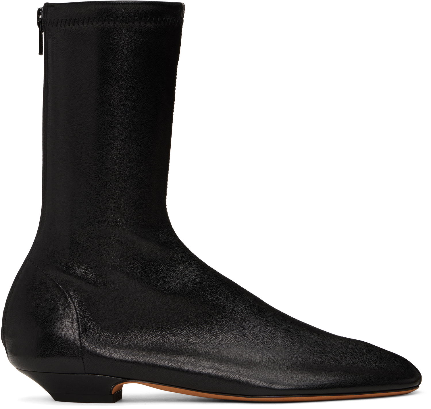 Tenisky a topánky Khaite Khaite Apollo Flat Ankle Boots Čierna | F1082-836, 0