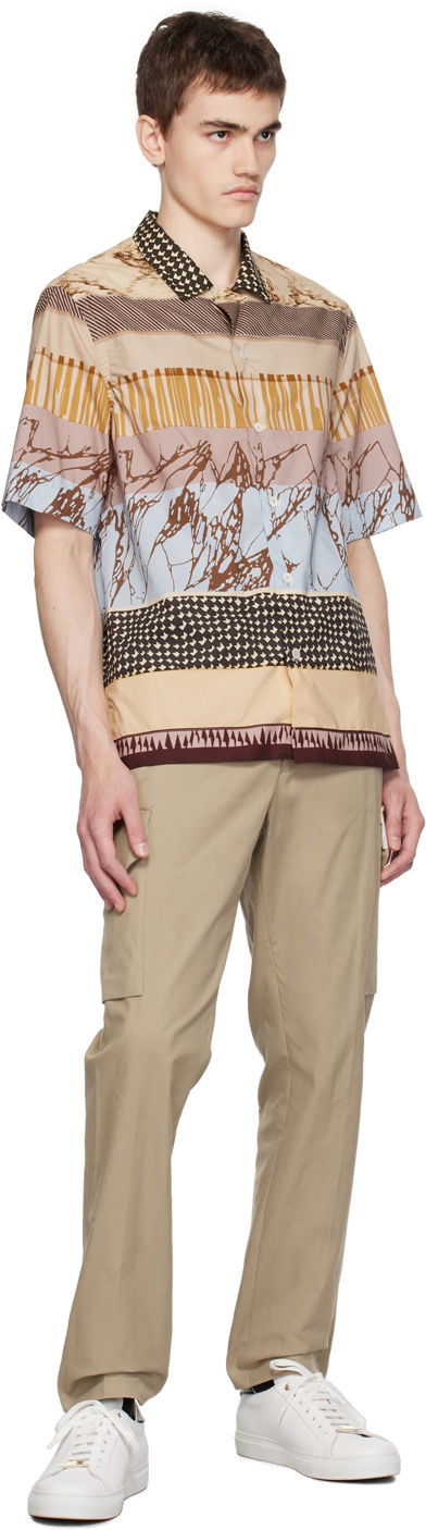 Paul Smith Assembled Stripe Pattern Shirt
