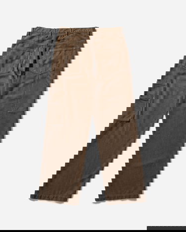 Cargo nohavice Dries Van Noten Garment Dyed Pants Hnedá | 251-020950-1046 811, 2