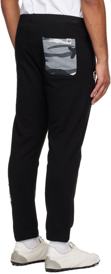 Tepláky AAPE by A Bathing Ape Logo Patch Sweatpants Čierna | AAPPTMC645XXPBKX, 2