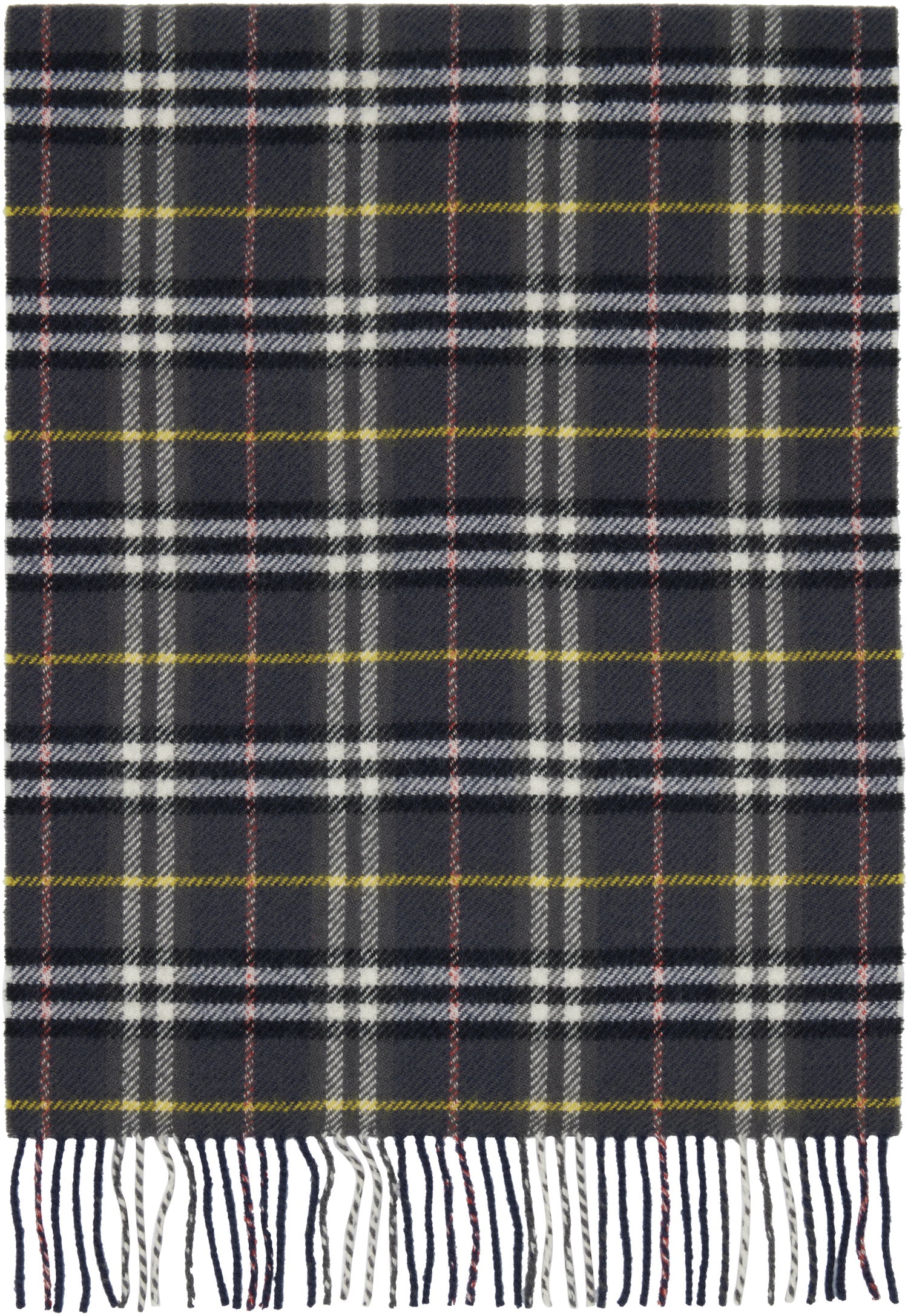 Šál Burberry Burberry British Wool Check Scarf Navy | 8109460, 0