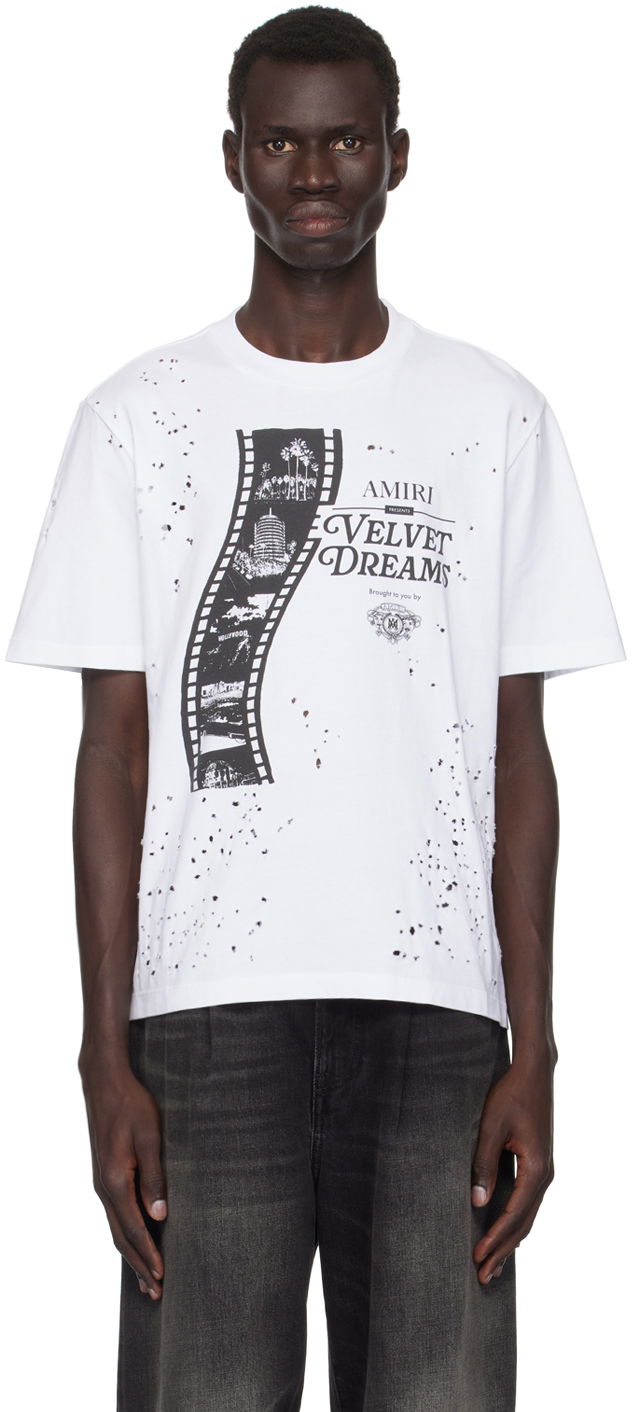 Tričko AMIRI Shotgun T-Shirt Biela | AMJYTE1093, 0