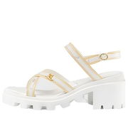 Gucci Lug Sole Sandal with Web