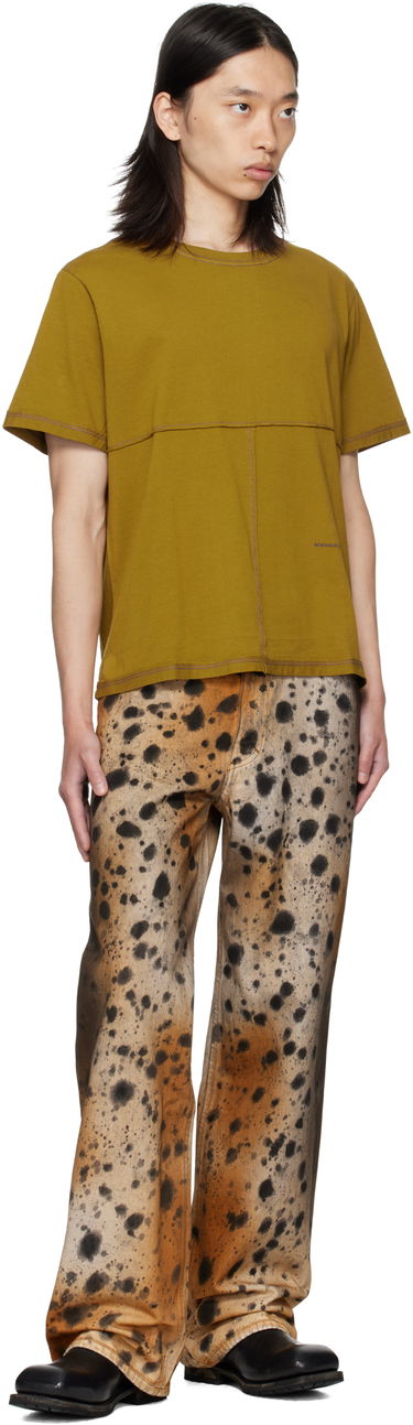 Tričko Eckhaus Latta Eckhaus Latta Lapped T-Shirt Zelené | 301-EL-PF25-O, 3