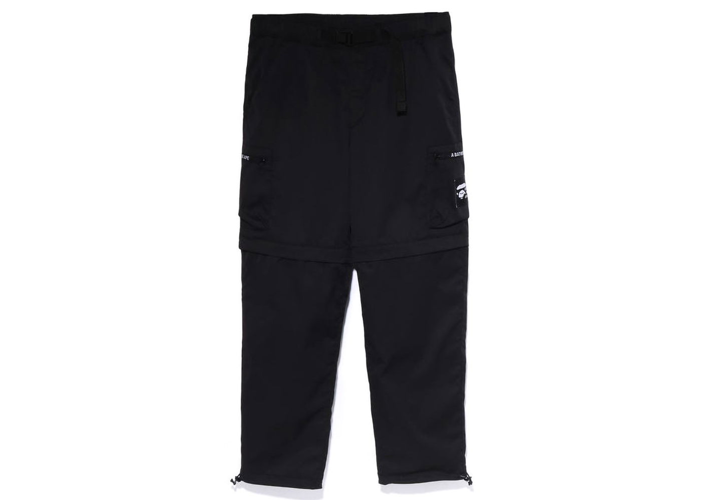 Nohavice BAPE Side Pocket Detachable Relaxed Fit Pants Čierna | 1I80-152-007, 0