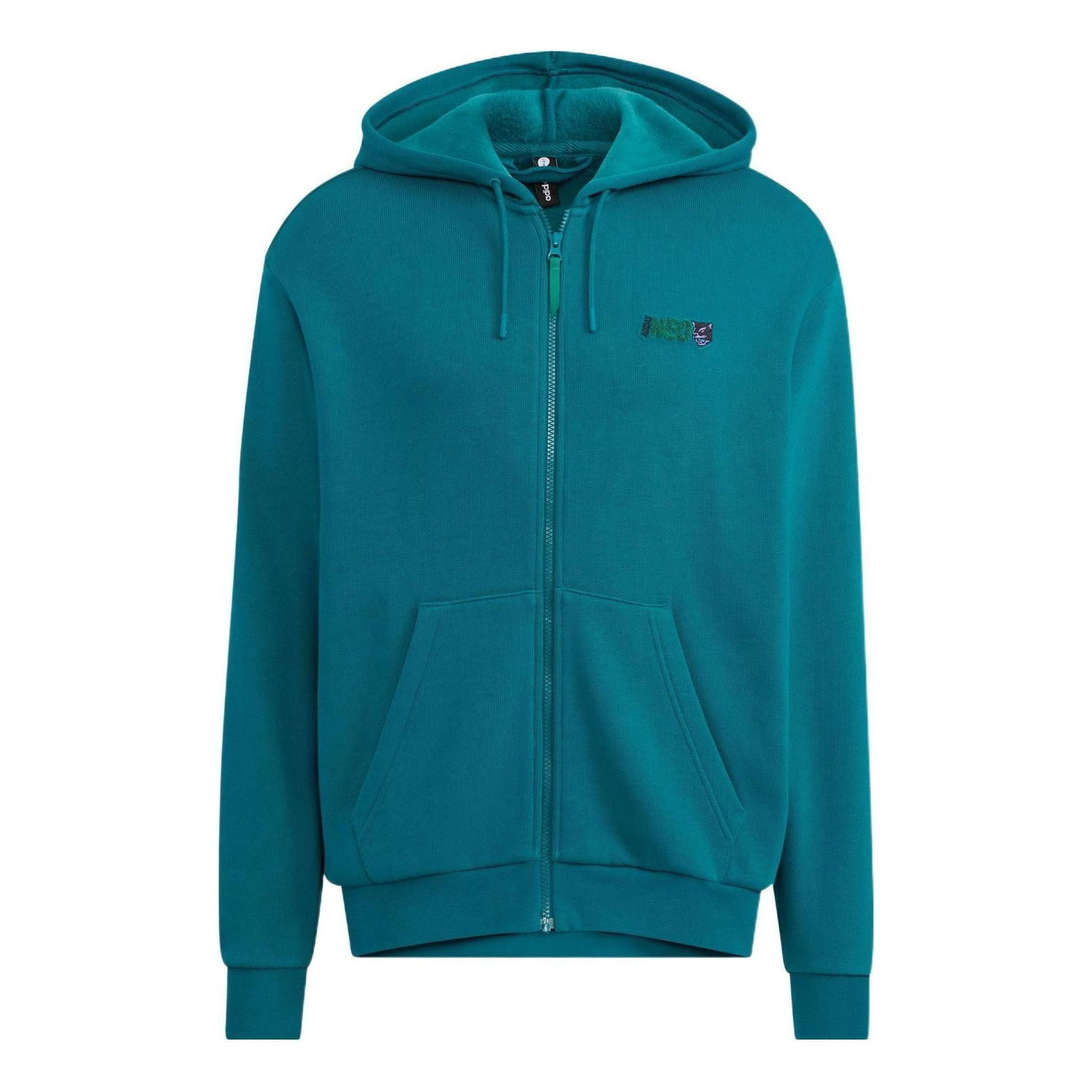 Mikina adidas Originals Men's Zip-Up Hoodie Modrá | HN4736, 0