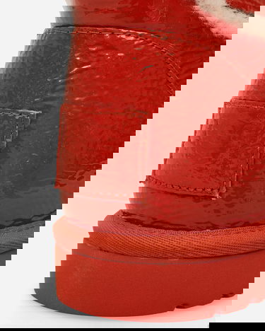 Tenisky a topánky UGG Telfar Logo Mini Crinkle Leather Boots Spicy Pumpkin Červená | 1155790 SYP, 6