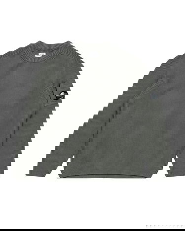 Sveter C.P. Company C.P. Company Knitted Crew Neck Sweater Zelené | 19CMKN015A006608A-921, 0