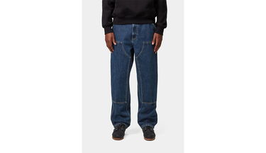 Džínsy Carhartt WIP Double Knee Pant - Size: 30-32 Modrá | I032699_01_06, 6