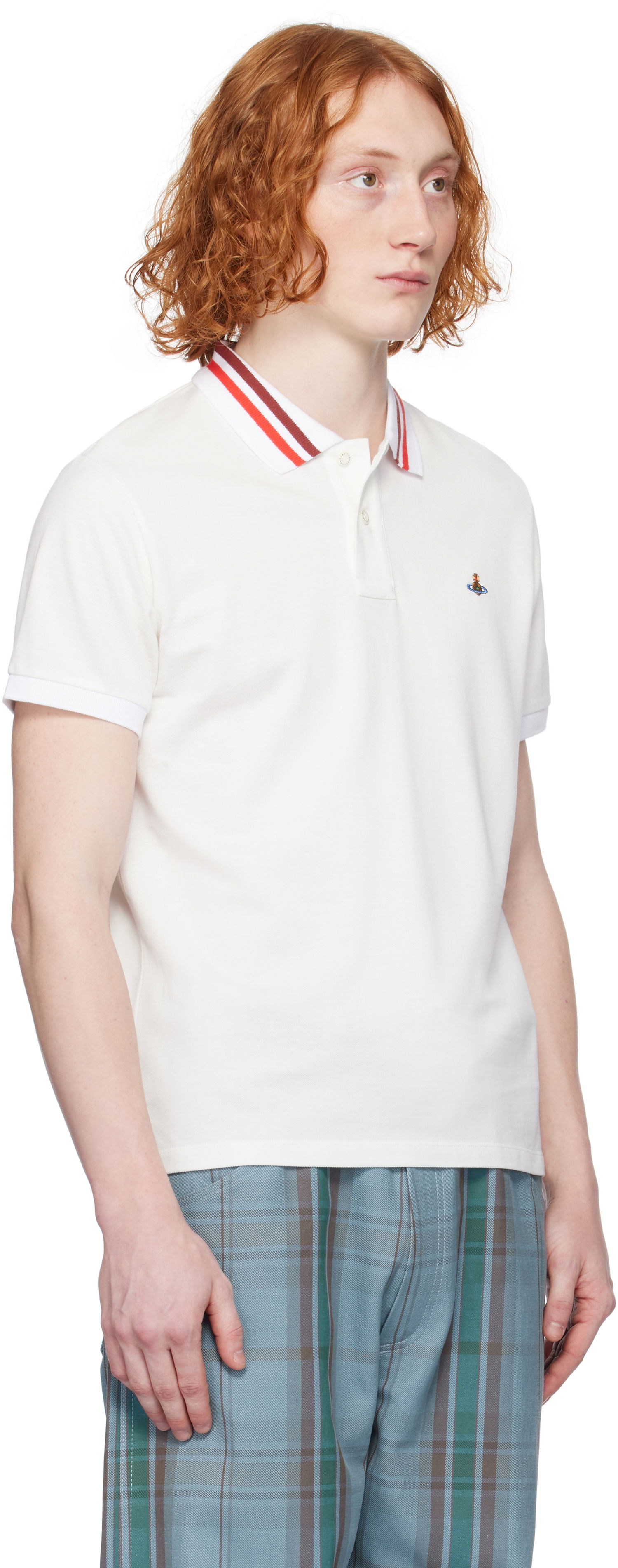 Polo tričko Vivienne Westwood Classic Polo Tee Biela | 2H01000I-J0009-, 1