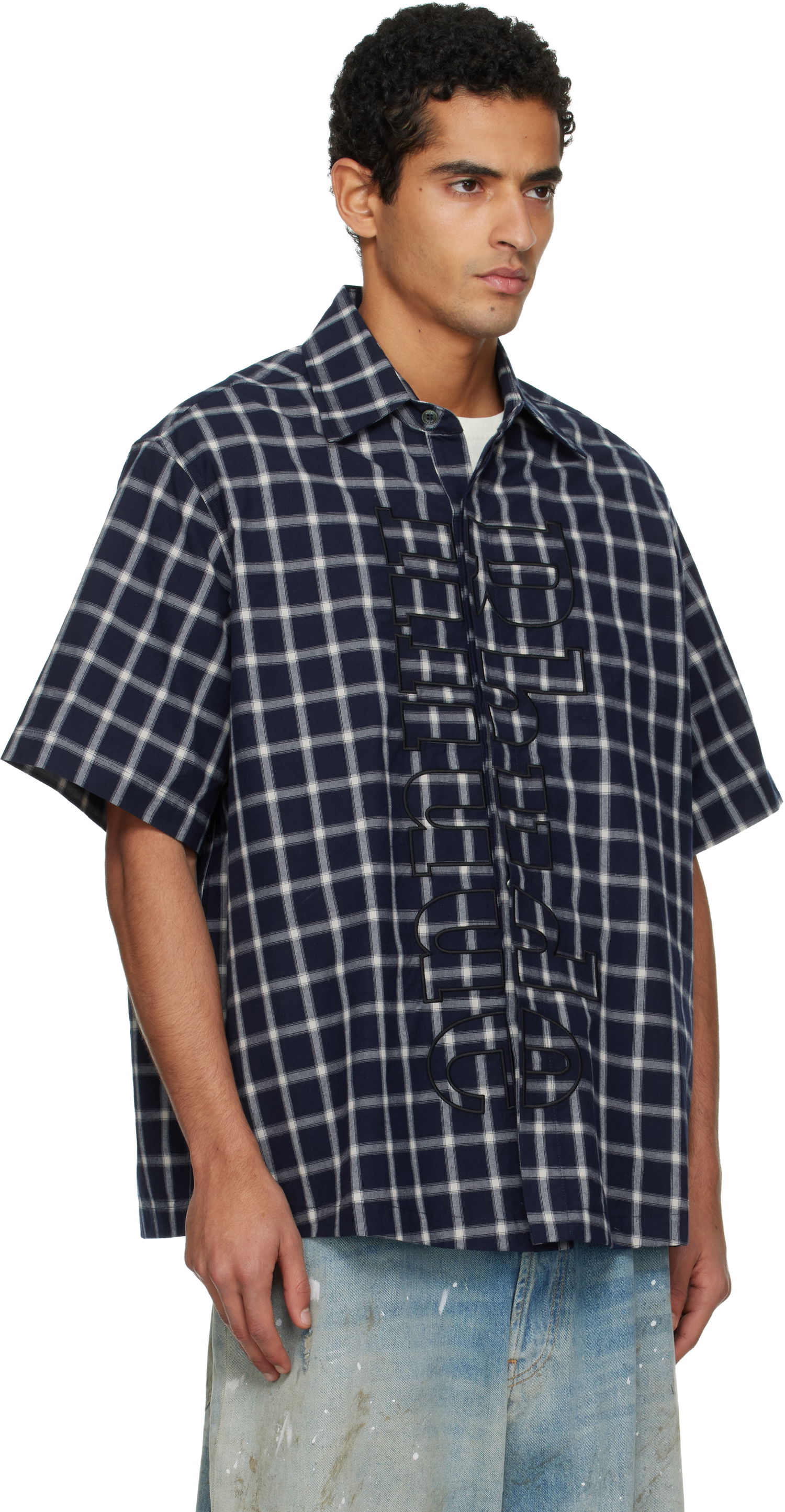 Košeľa Rhude Plaid Center Logo Short Sleeve Button Up Shirt Rôznofarebný | RHPF25SR05012, 1
