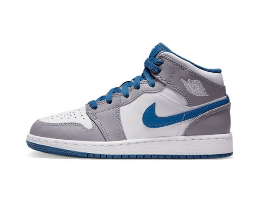 Tenisky a topánky Jordan Air Jordan 1 Mid "True Blue" GS Šedá | DQ8423-014