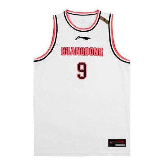 Dres Li-Ning Guangdong Yi Jianlian Basketball Jersey Biela | AAYR445-1